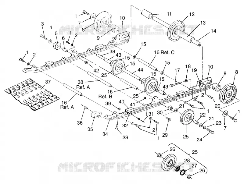 SUSPENSION LITE 0963433, EURO LITE E963433 AND LITE DELUXE 0963431 (4931663166B008)