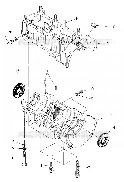 CARTERS MOTEUR (4917871787023A)