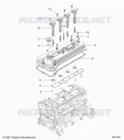 ENGINE, COUVERCLE SOUPAPE