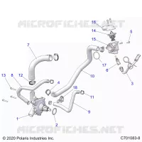 MOTEUR, WATERPUMP AND BYPASS