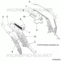 CARROSSERIE ARRIERE FENDERS AND BEZELS- Z21NAE99AC/AK/BC/BK/K99AG/AP/BG/BP (C700248-8)