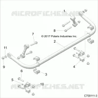 SUSPENSION, REAR BARRE STABILISATRICE