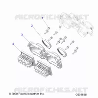 ENGINE, REED VALVE AND CORPS DE PAPILON ADAPTOR -S24TLP8RS (C601635)