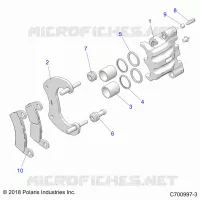 BRAKES, ETRIER DE FREIN ARRIERE