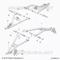 SUSPENSION AVANT CONTROL ARMS