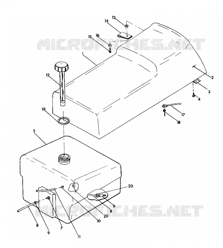 SIEGE/RESERVOIR ASSEMBLY WideTrak (4921302130003A)