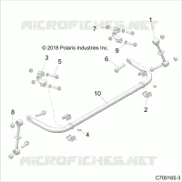 SUSPENSION, REAR BARRE STABILISATRICE