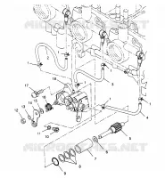 POMPE A HUILE ULTRA SKS 0960578, EURO ULTRA SKS E960578, and  ULTRA RMK 0960978 (4931683168D001)
