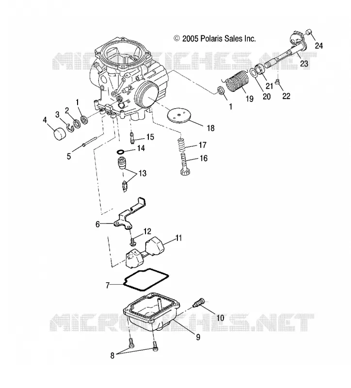 MOTEUR, CARBURATEUR LOWER