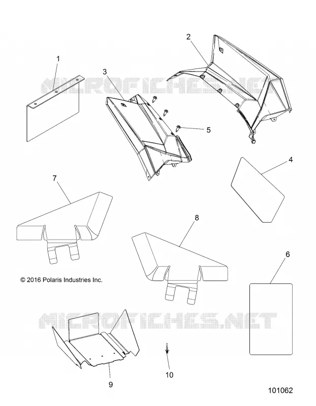 CARROSSERIE ARRIERE CAB AND HEAT SHIELDS
