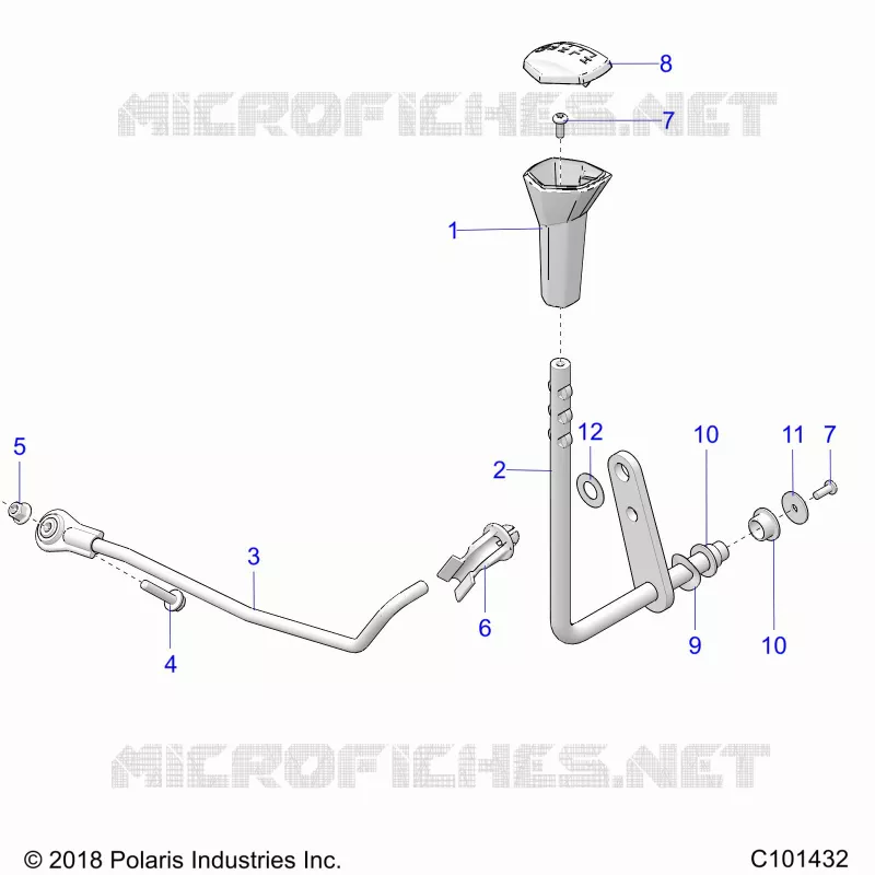 SYSTÃˆME DE TRANSMISSION, GEAR SELECTOR