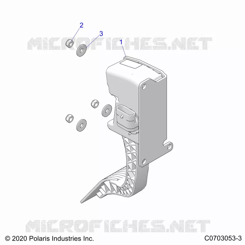 ENGINE, PEDALE D'ACCELERATEUR