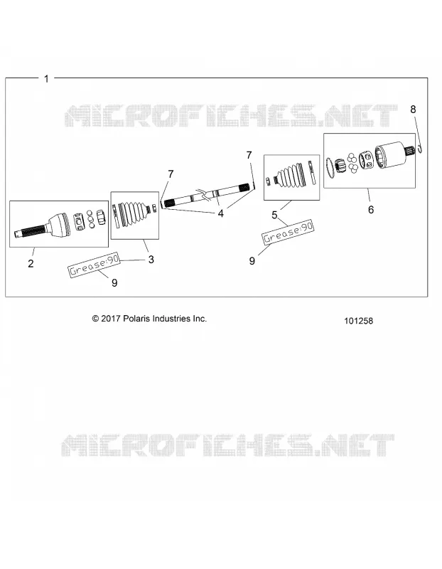 DRIVE TRAIN, TRANSMISSION AVANT SHAFT