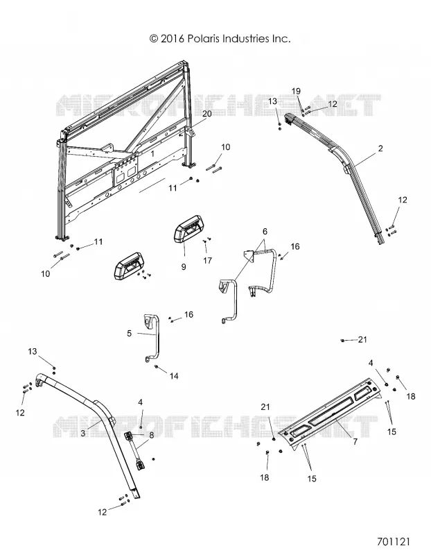 CHASSIS, CAB CADRE