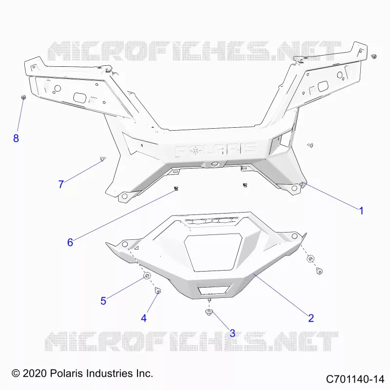 CARROSSERIE ARRIERE BUMPER