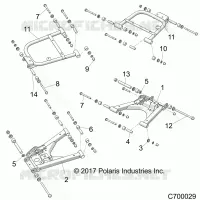 SUSPENSION ARRIERE CONTROL ARMS