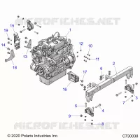 MOTEUR, MOUNTING & LONG BLOCK
