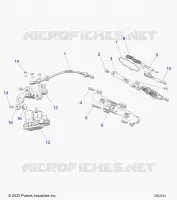 ENGINE, VALVE D'ECHAPPEMENT ASM. AND ACTUATOR