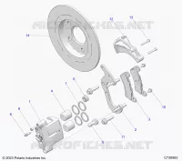 BRAKES, ETRIER DE FREIN ARRIERE