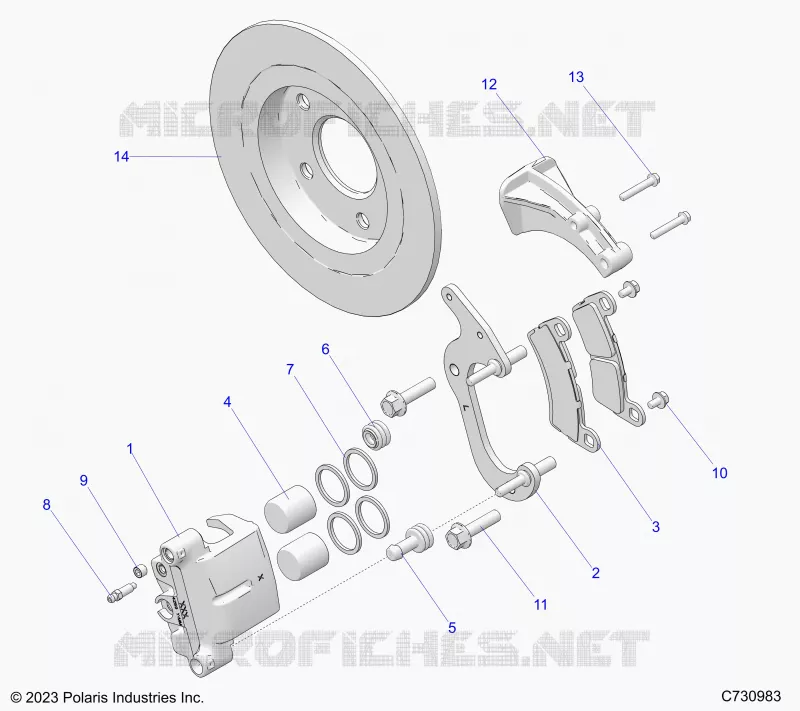 BRAKES, ETRIER DE FREIN ARRIERE