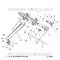 SUSPENSION, BRAS DE SUSPENSION ARRIERE