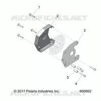 FREINS, FREIN COVER ASM
