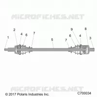 SYSTÃˆME DE TRANSMISSION, FRONT HALF SHAFT