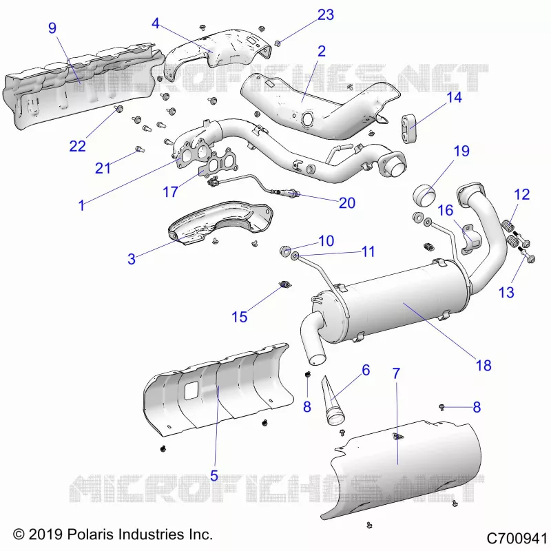 ENGINE, ECHAPPEMENT