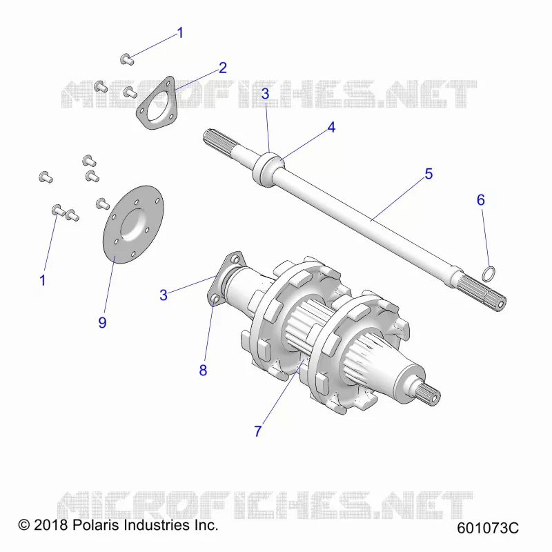 DRIVE TRAIN, JACKSHAFT AND ARBRE DE TRANSMISSION