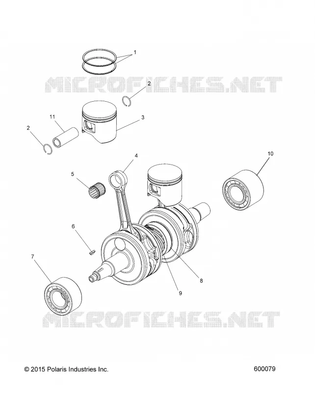 PISTON ET VILEBREQUIN