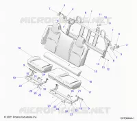 SIEGE ASM., REAR
