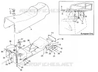 SIEGE ET RESERVOIR CLASSIC TOURING 0963365 and EUROPEAN CLASSIC TOURING E963 (4933623362A009)