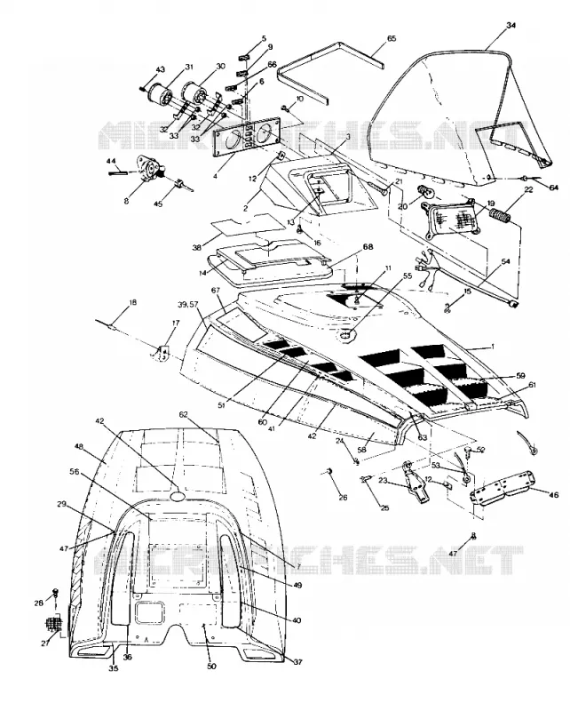 CAPOT 650 RXL (4919531953003A)