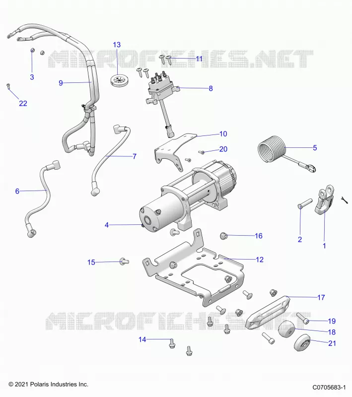 CHASSIS, TREUIL