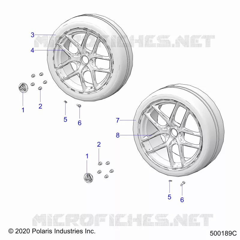 ROUES, FRONT AND REAR