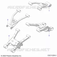 SUSPENSION ARRIERE CONTROL ARMS