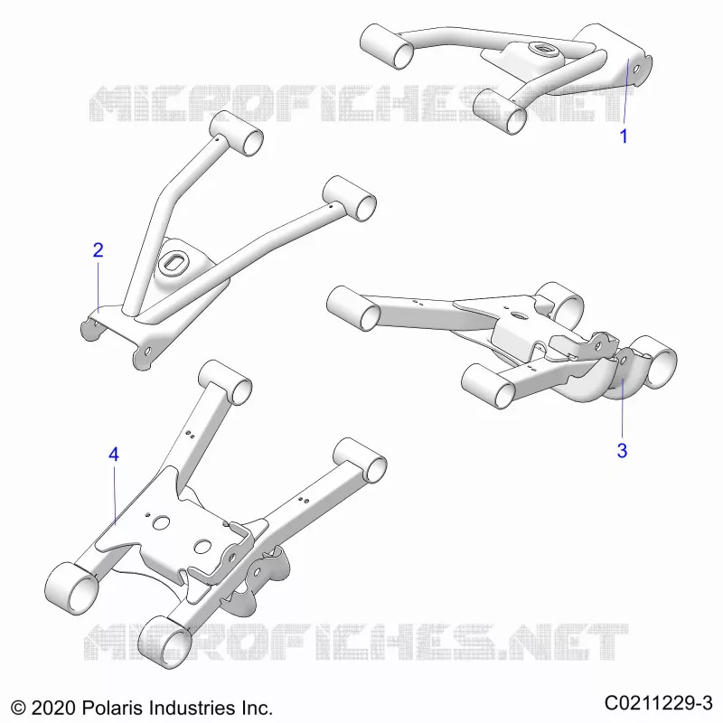 SUSPENSION ARRIERE CONTROL ARMS