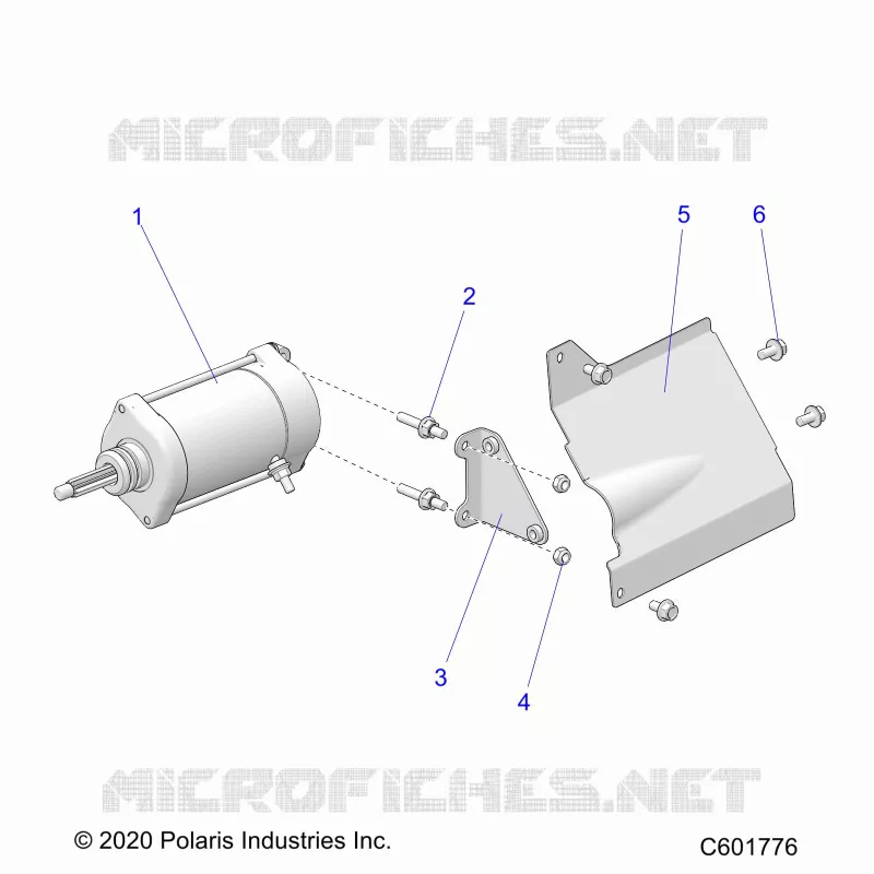 DEMARREUR MOTOR/SHIELD
