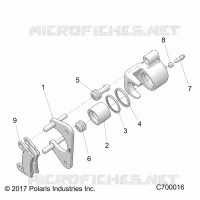 FREIN ARRIERE CALIPER