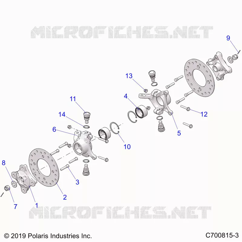 SUSPENSION AVANT HUB
