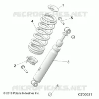SUSPENSION AVANT SHOCK MOUNTING