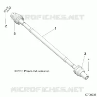 SYSTÃˆME DE TRANSMISSION, REAR PROP SHAFT