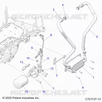 FILTRE A HUILE, OIL COOLER