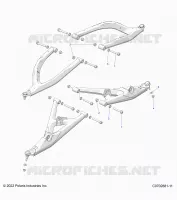 SUSPENSION AVANT CONTROL ARMS MOUNTING