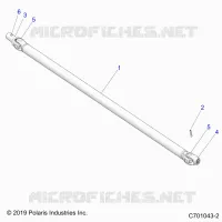 SYSTÃˆME DE TRANSMISSION, FRONT PROP SHAFT