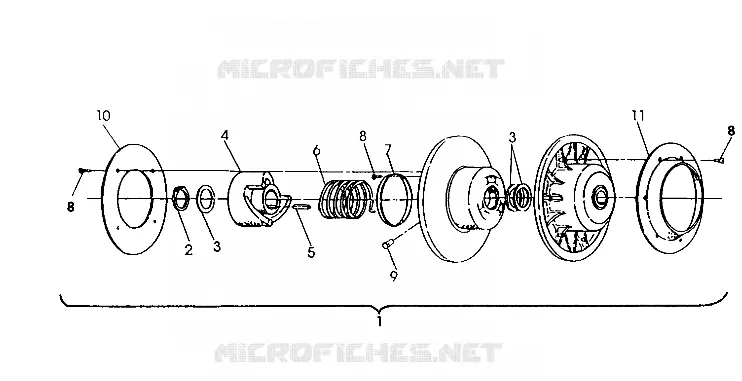 EMBRAYAGE DE TRANSMISSION 650 (4921312131028A)