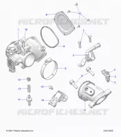 ENGINE, CORPS DE PAPILON AND FUEL RAIL