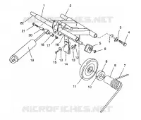 BRAS DE SUSPENSION ARRIERE TRAIL/0930761 AND  TRAIL DELUXE/0930243 (4923222322024A)