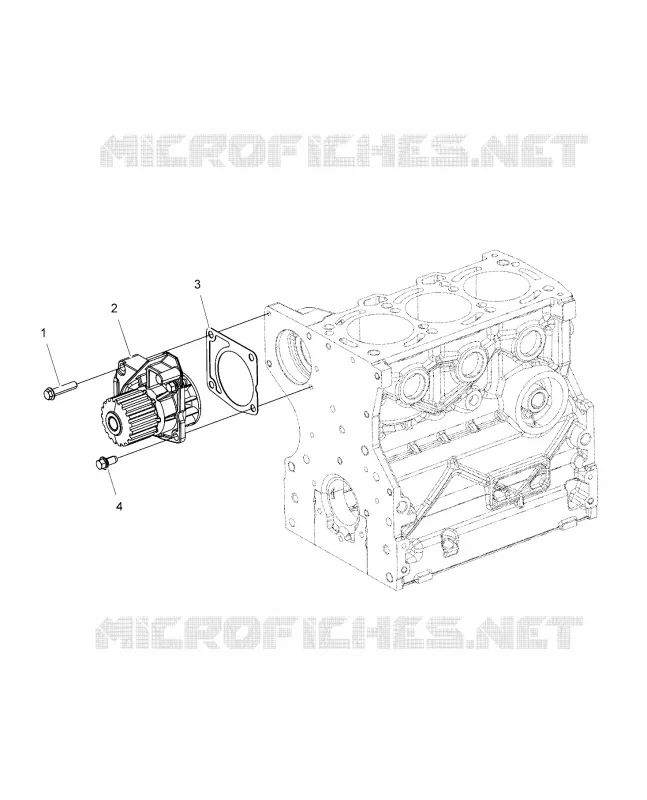 ENGINE, POMPE A EAU