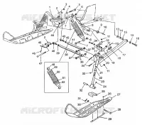 SUSPENSION AVANT AND SKI XCF 0971643 (4938613861B001)